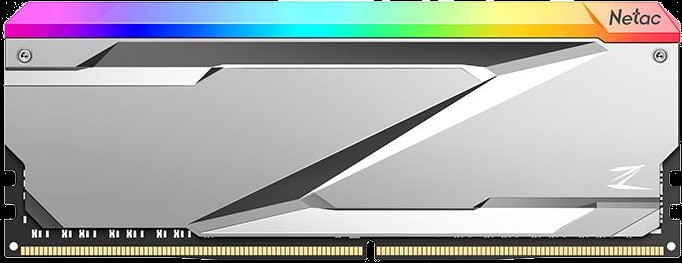 Netac Z RGB 32GB (2*16GB) DDR5-7200 C34 DIMM Gaming RAM Silver