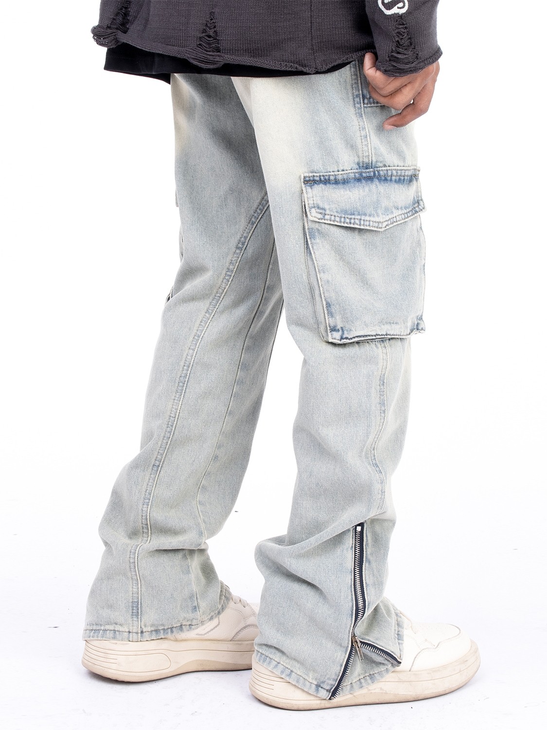 American Style Jeans With Zipper