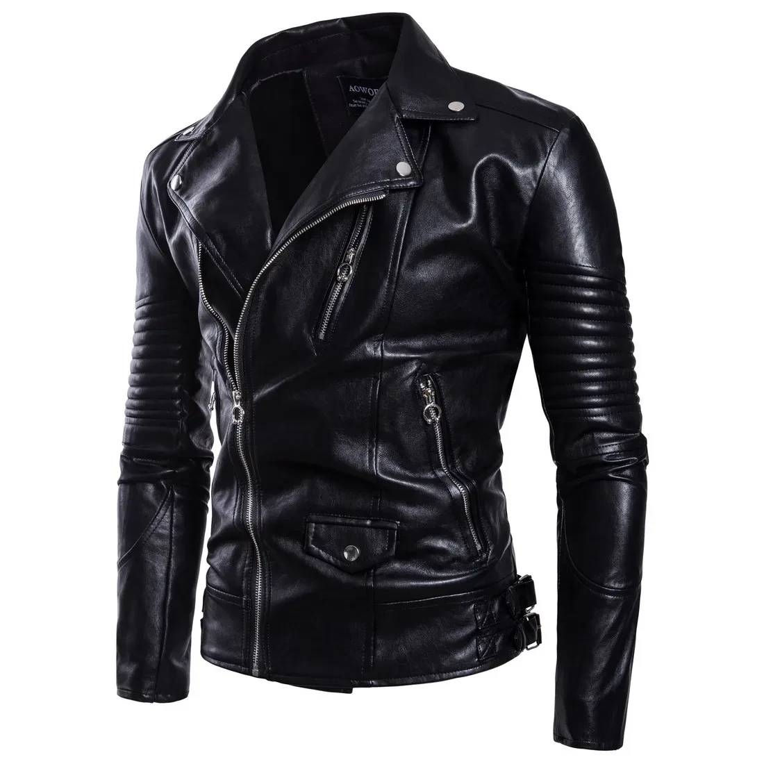 mens leather cape