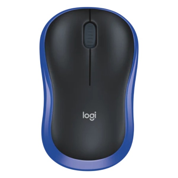 Logitech M185 USB Wireless Compact Mouse - Blue