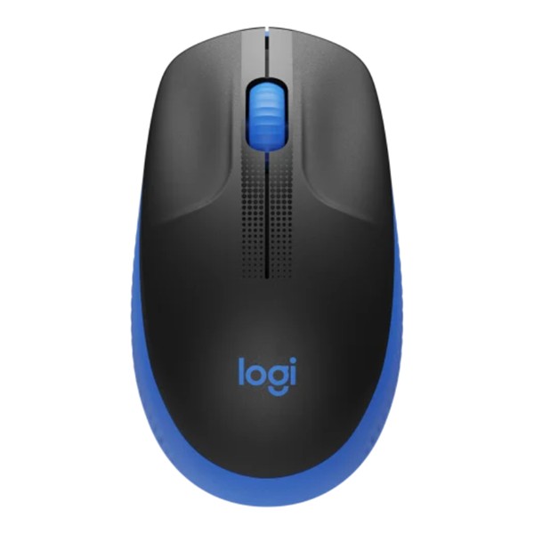 Logitech M190 Full Size Wireless Mouse - Blue