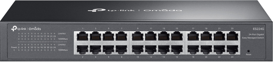 TP-Link ES224G 24 Port Gigabit Switch Easy Smart Rack Mount Omada