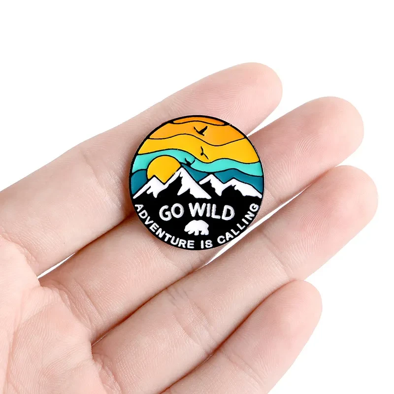 Backpack Lapel Pin Badge