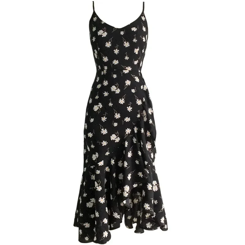 A New Day Black Floral Dress