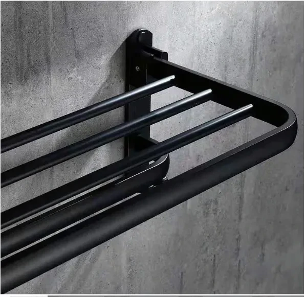 A Towel Hanging On A Rack