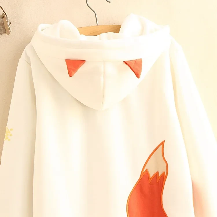 A White Fox Hoodie