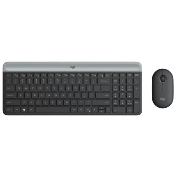 Logitech MK470 Slim Wireless Desktop Kit Black