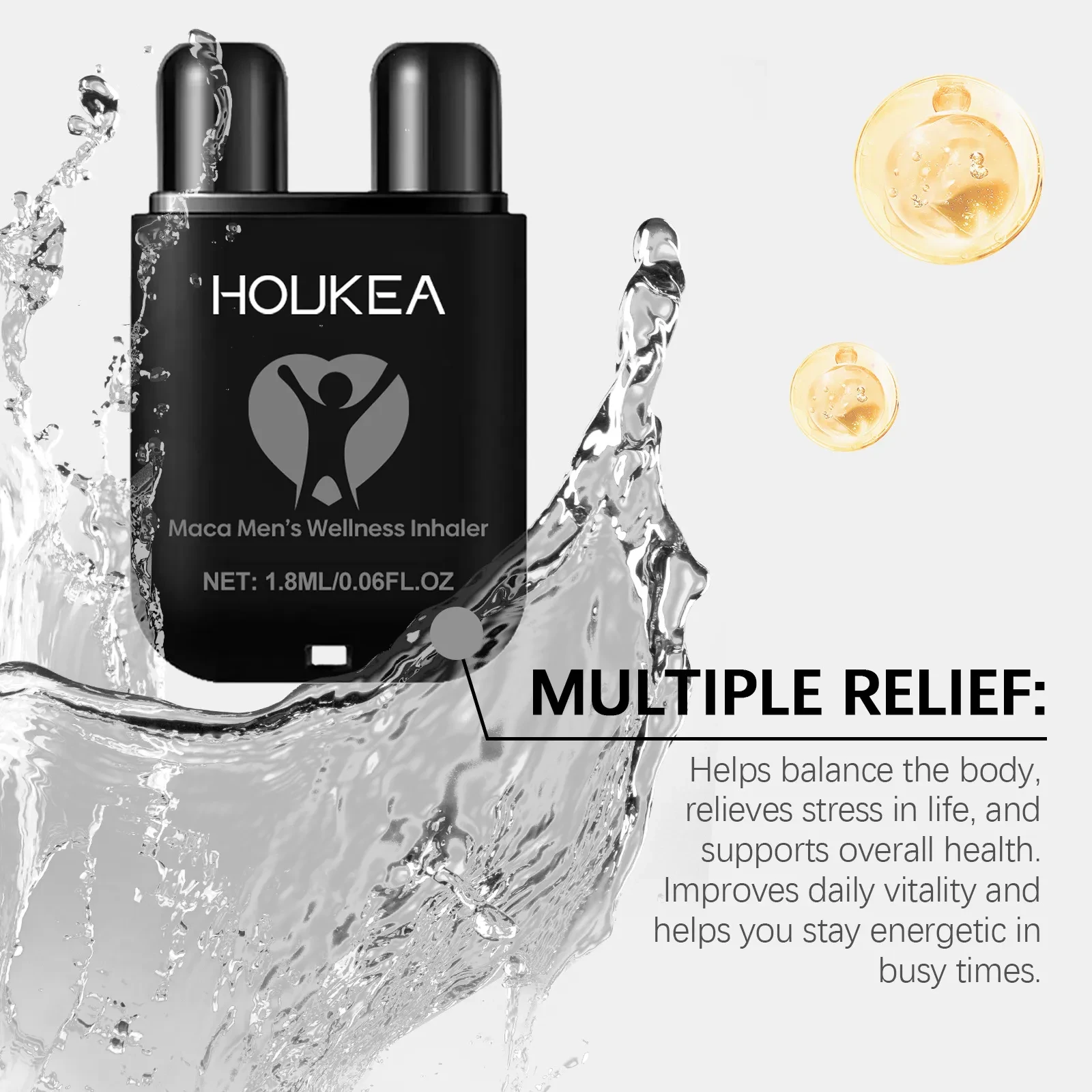 HOUKEA Maca Mens Wellness Inhaler