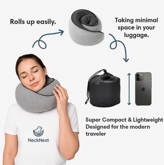NeckNest Travel Pillow