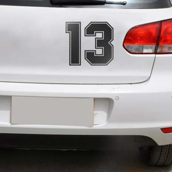 Vinyl Number Stickers