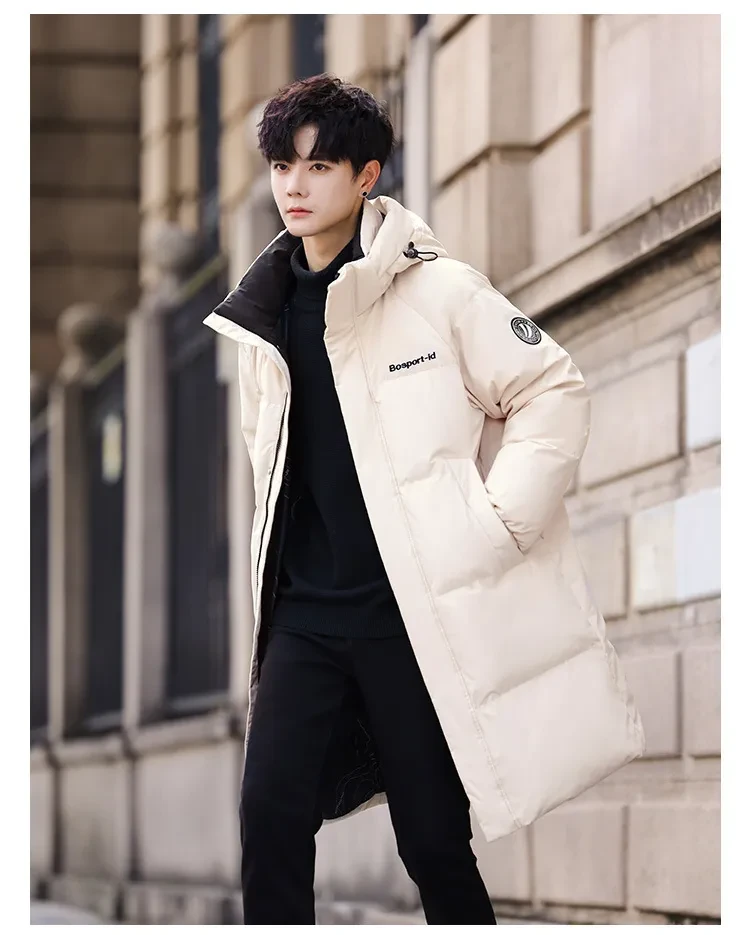 Women's Mid-length Down Jacket Loose Plus Size Casual Warm Jacket