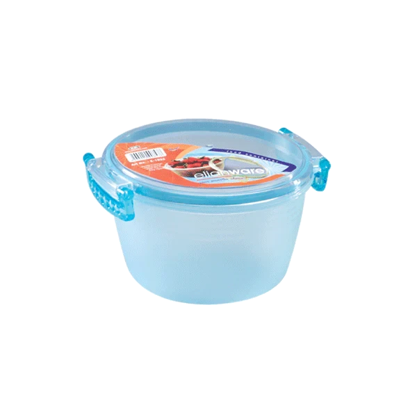 Round Food Container with Clip (Large)