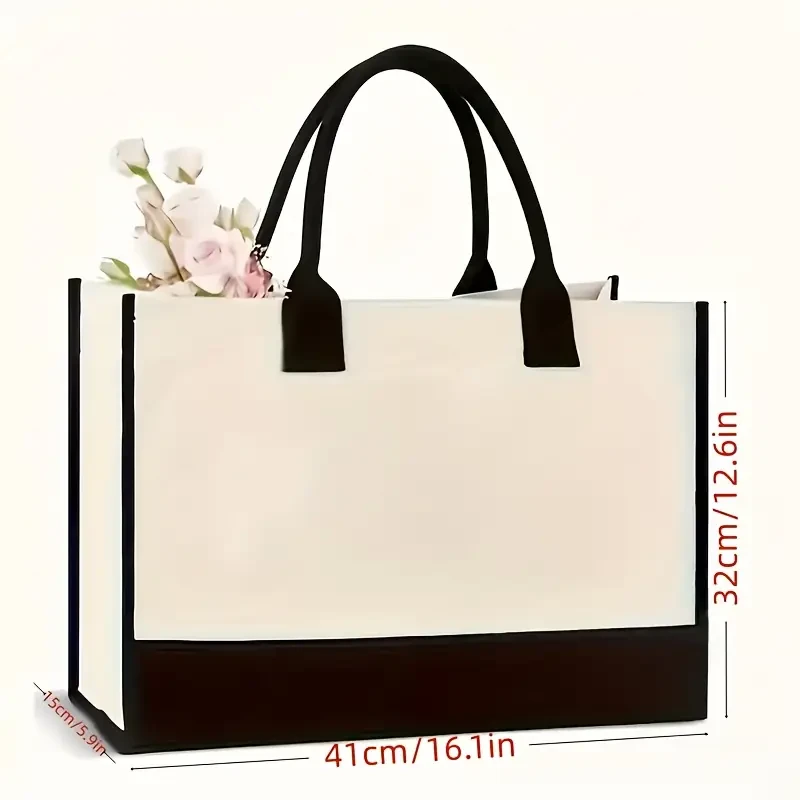 OROTON Luxury Jute Tote Handbag for Men & Women