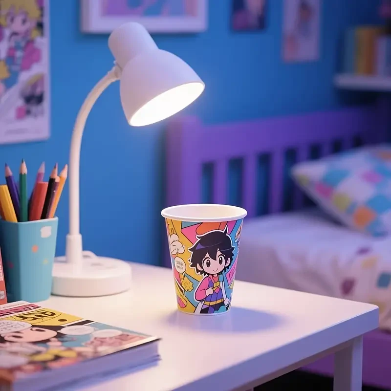 Custom 9oz Thickened Disposable Paper Cups Ideal for Hot and Cold Drinks, Perfect for Corporate Promotions