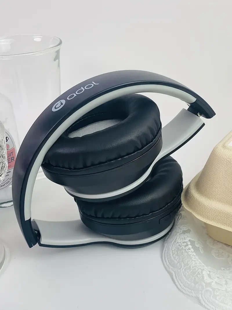 ASUS Wireless Over-Ear Headphones  Noise Isolation, Foldable Design, Built-In Microphone for Gaming and Music