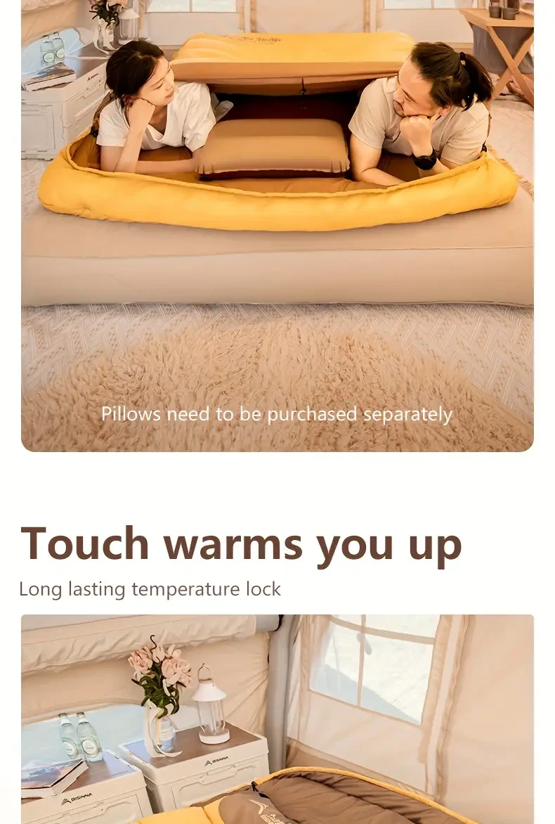 BISINNA Double Sleeping Bag for Couples: Ultimate Comfort for Outdoor Adventures