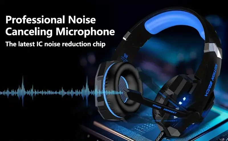 Laspi G9000 Stereo Gaming Headset: Immersive Sound and Comfort for Gamers