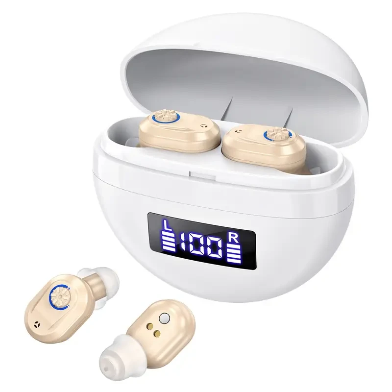 RKEPIE Rechargeable Sound Amplifier Headphones: Portable, Adjustable, and Easy to Use