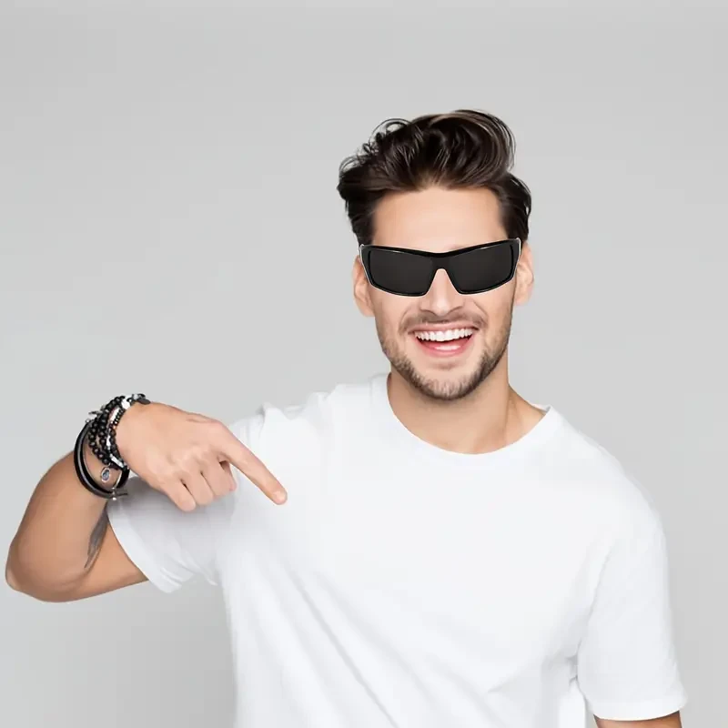 MAXJULI XL Polarized Sports Glasses  Lightweight TR Frame with UV Protection