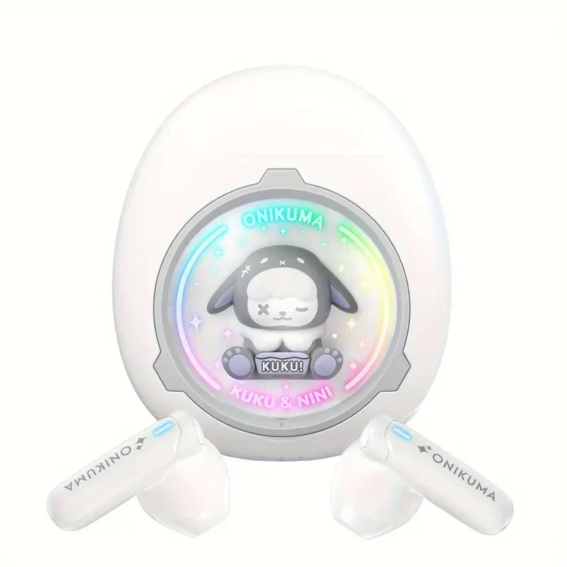 ONIKUMA Wireless 5.4 In-Ear Gaming Headset No-Latency Audio, Noise-Cancelling Mic & Type-C Charging