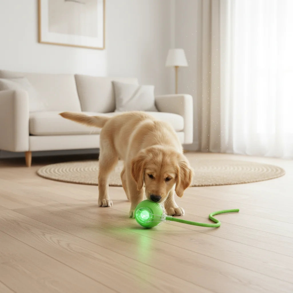 Zoomie's Interactive Ball - Keep Pets Active!