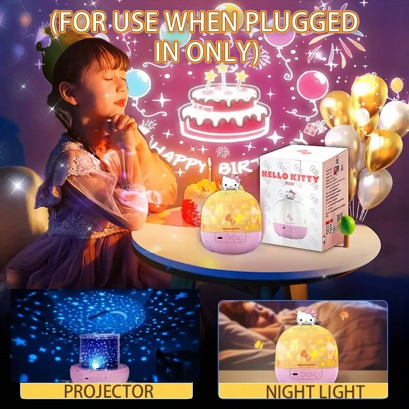 Sanrio Hello Kitty 360 LED Projection Lamp