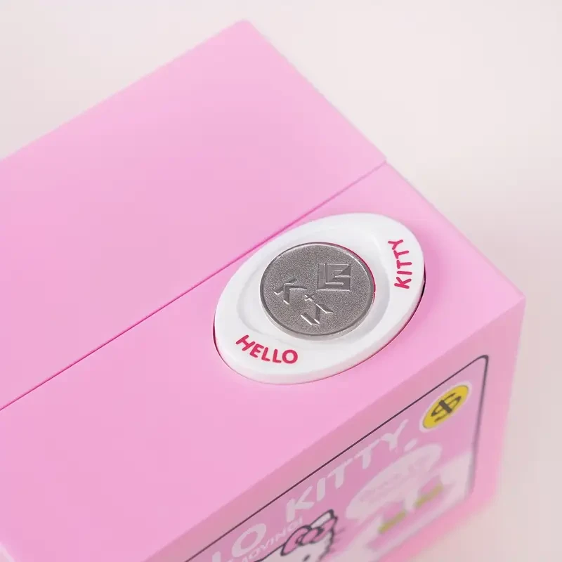 Sanrio Hello Kitty Stealing Coin Penny Bank  Cute Kitten Money Box (No Batteries)