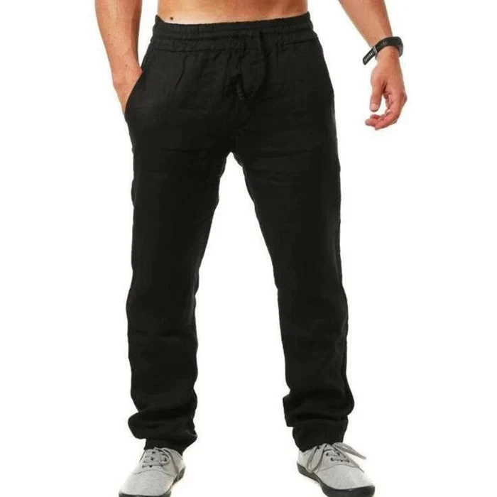 Men's Breathable Linen Loose Trousers