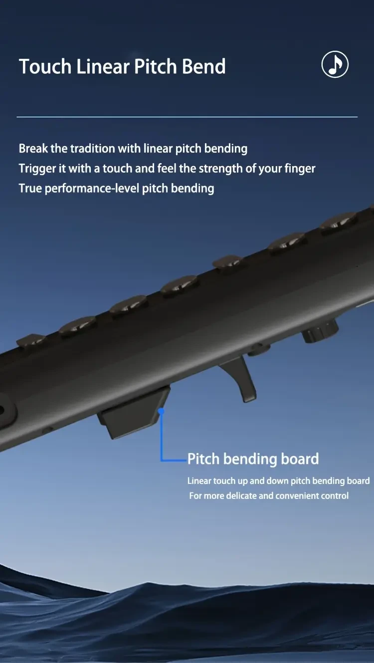 SUNRISE MELODY M1 EWI  Portable Digital Wind Instrument (26 Timbres, 5 Octaves, USB-C Rechargeable)