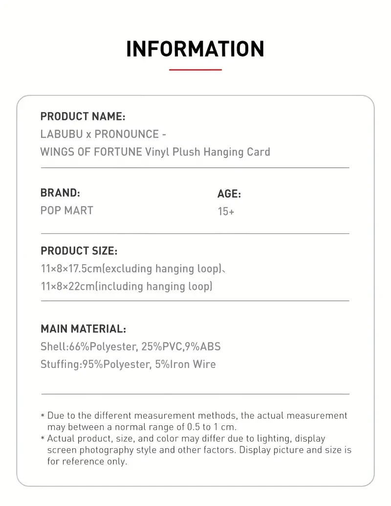 POP MART LABUBU  PRONOUNCE Wings of Fortune  Vinyl Plush Hanging Charm (Purple Ears, Golden Tweed Dress, Heart Handbag)