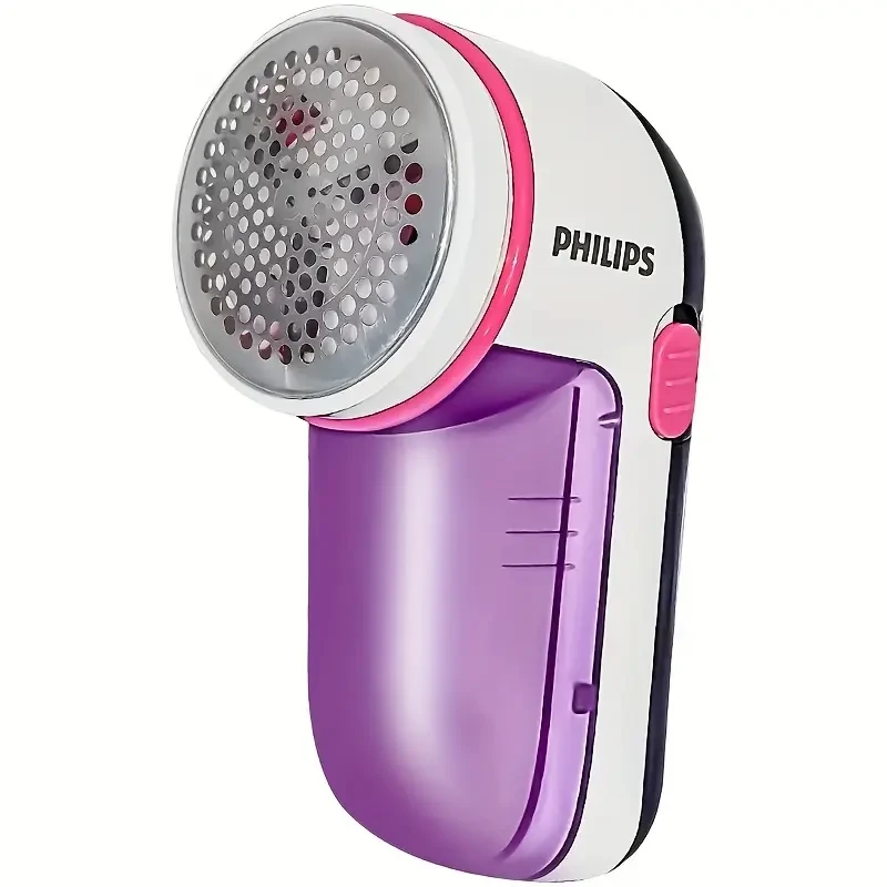 Philips Fabric Lint Remover 8,800 RPM, Large Blade Surface, 3-Size Filter, Easy-Empty Container (Battery Powered)