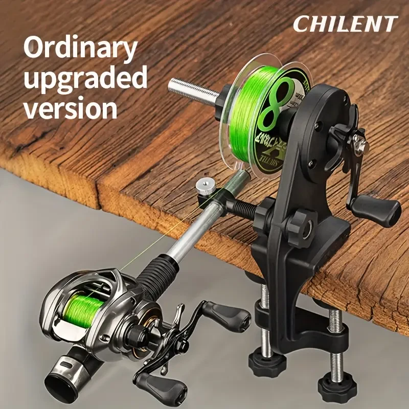 LINNHUE Lightweight Fishing Line Winder Spooler  Anti-Rust Quick-Line Changer for Spinning & Baitcasting Reels