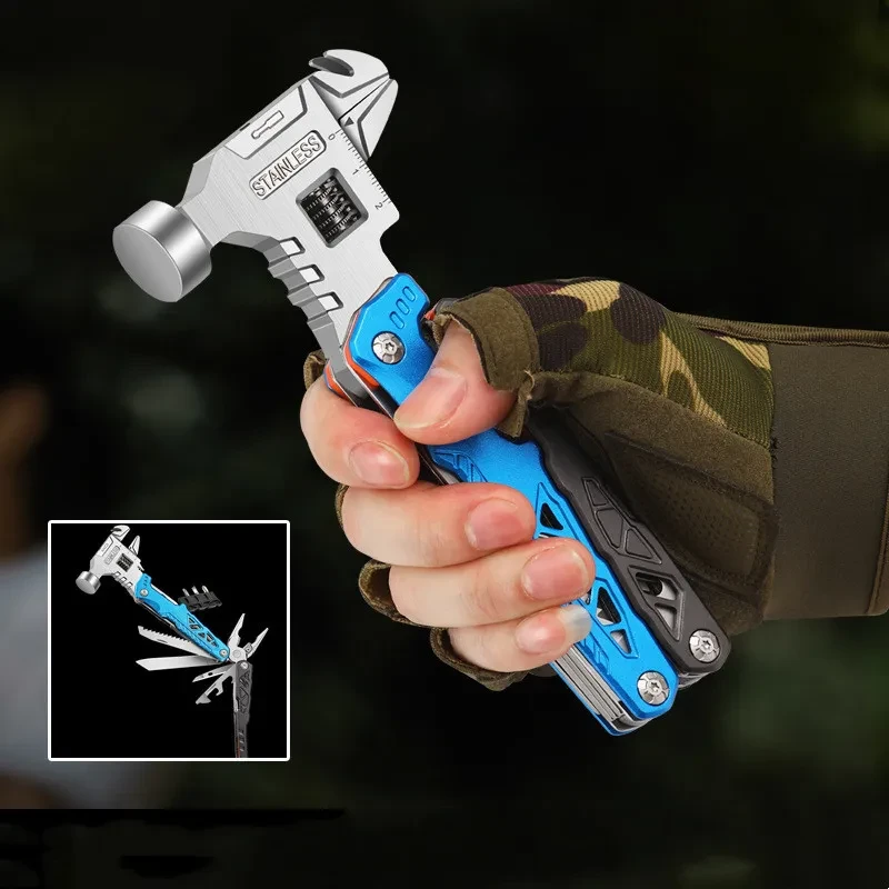 Outdoor Camping Multifunctional Folding Claw Hammer