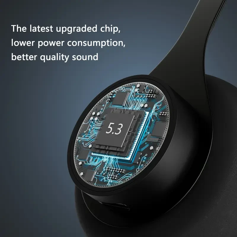 bosdd Retro Wireless Over-Ear Headphones  Lightweight Comfort, Clear Sound & Long Battery Life