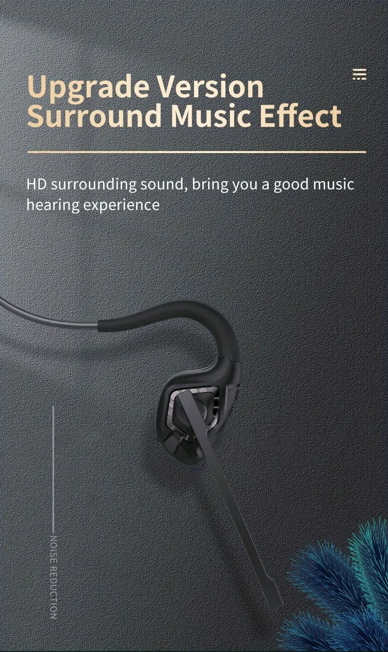 LIFEBEE Wireless 5.3 Open Ear Headset Comfortable, Clear & Smart for All-Day Use