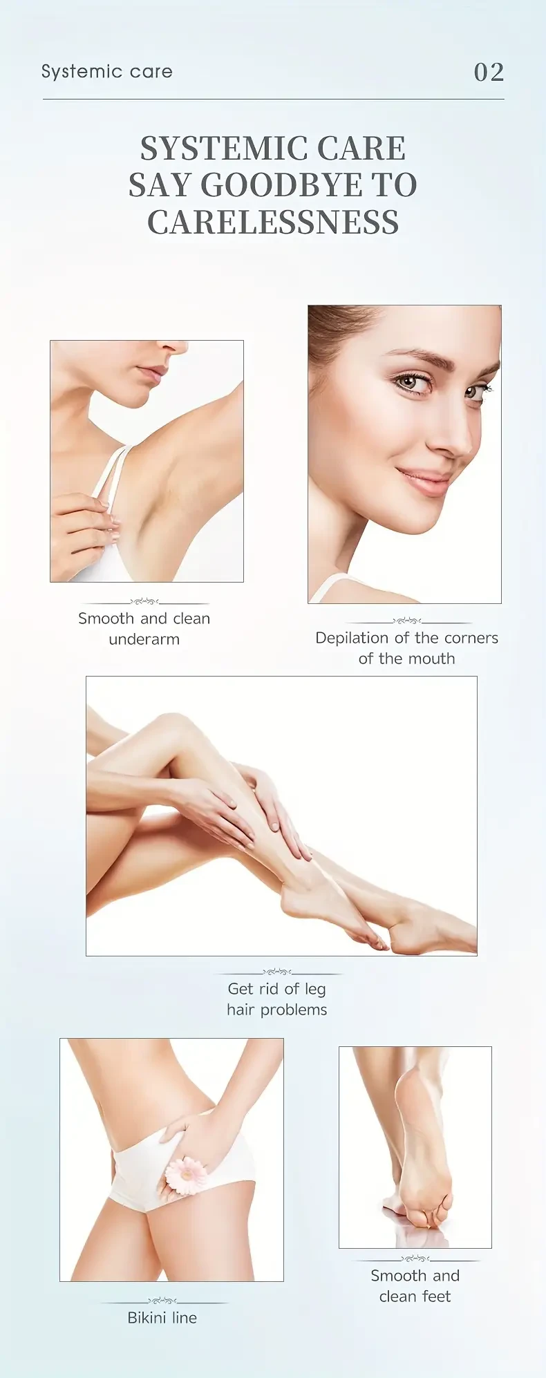 KEMEI KM-189B Electric Hair Remover Smooth, Fast & Portable