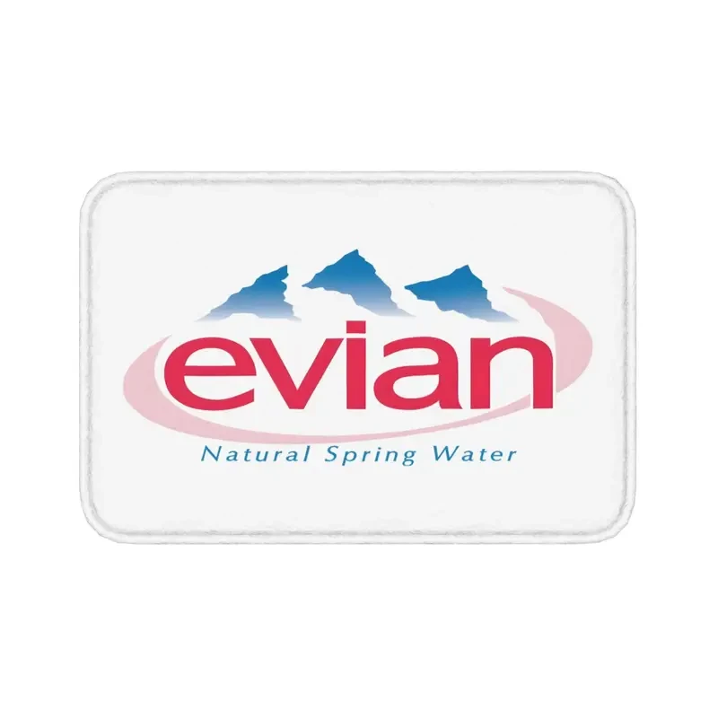 Evian Branded Logo Bath Rug & Carpet Plush, Premium & Refreshingly Stylish