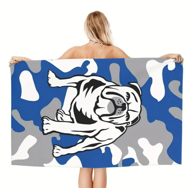 Canterbury Bankstown FC2 Bulldog Logo Beach Towel  Vibrant, Durable & Quick-Dry