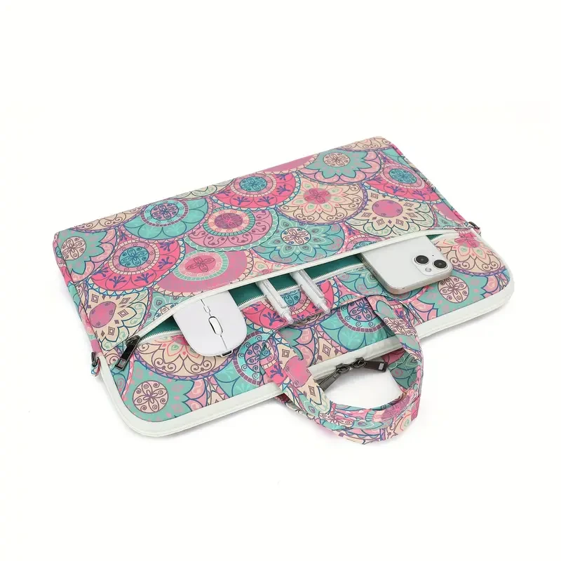 Canvaslove Colorful Lightweight Laptop Shoulder Bag  Stylish Briefcase for 14-inch, 15.6-inch, and 16-inch Laptops