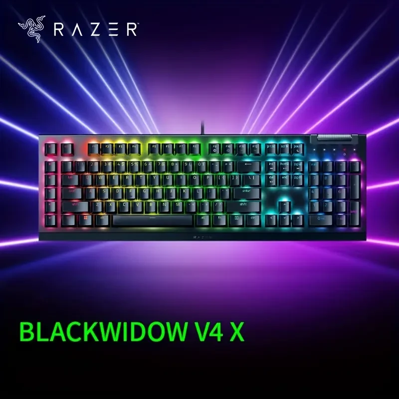 RAZER BlackWidow Spider V4 X Gaming Keyboard RGB Backlit with Razer Chroma Sync