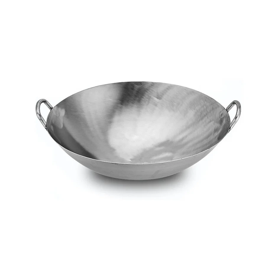 Wok Steel 15" 38cm Hand Pressed