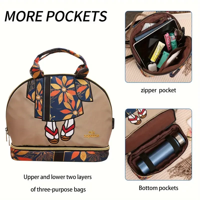 Miszapatos Women's 3-in-1 Convertible Backpack Crossbody Handbag  Stylish, Practical, and Versatile for Everyday Use