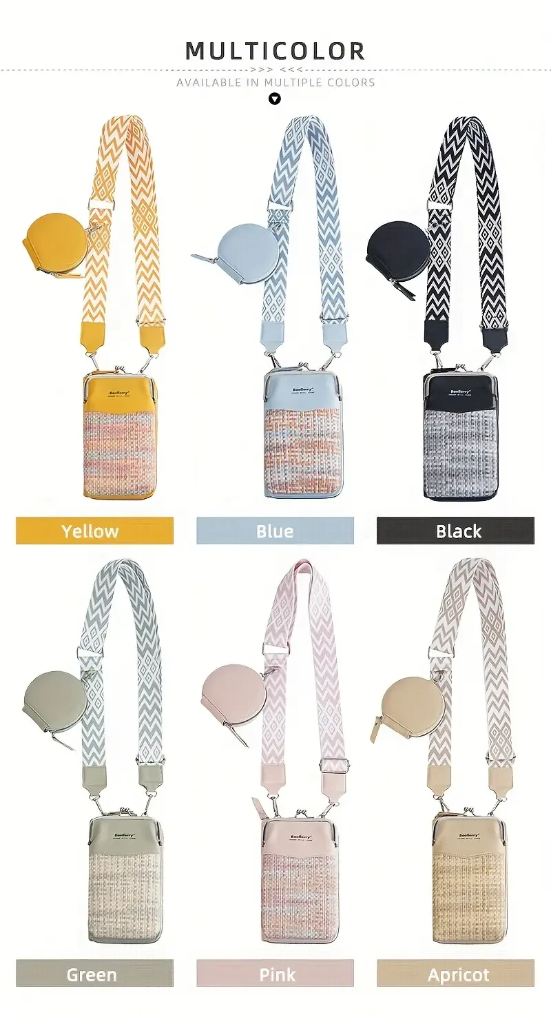 Baellerry Womens Mini Crossbody Bag  Vibrant and Stylish Accessory for Everyday Use
