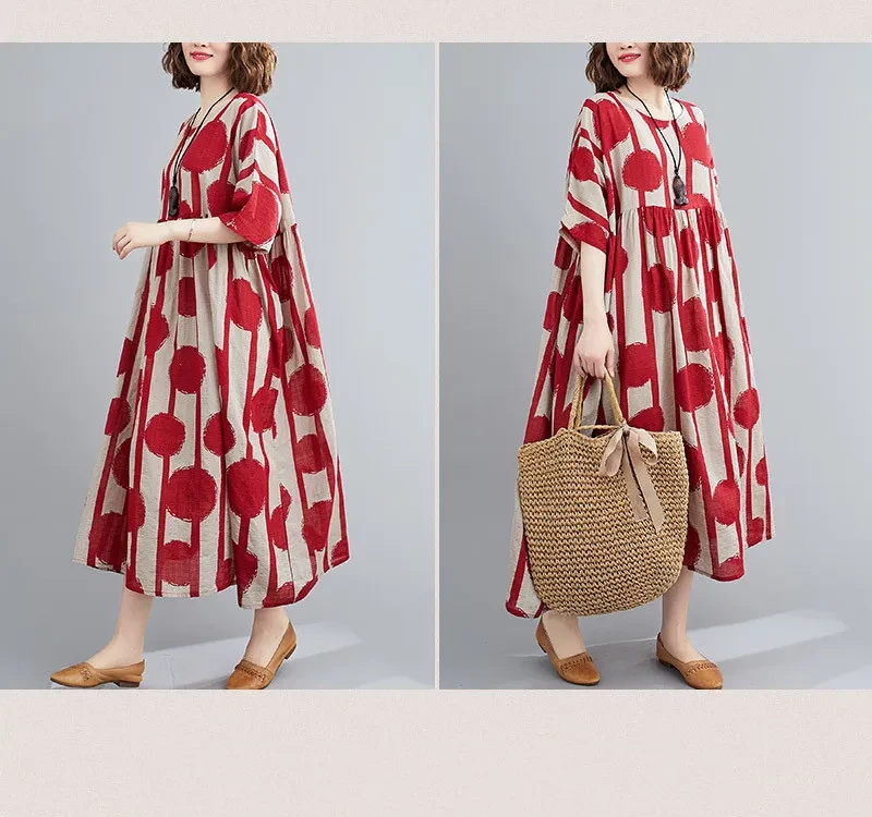 Cotton Dresses Plus Size