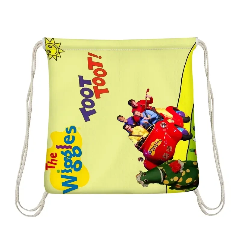 The Wiggles Official Character Beach Towel & Storage Bag  2-in-1 Foldable Design for Swimming, Travel, and Outdoor Fun
