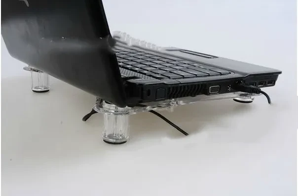 Notebook Radiator Transparent Crystal Three Fan