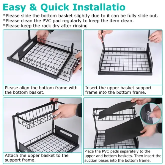 2 Tier Under Sink Organizers