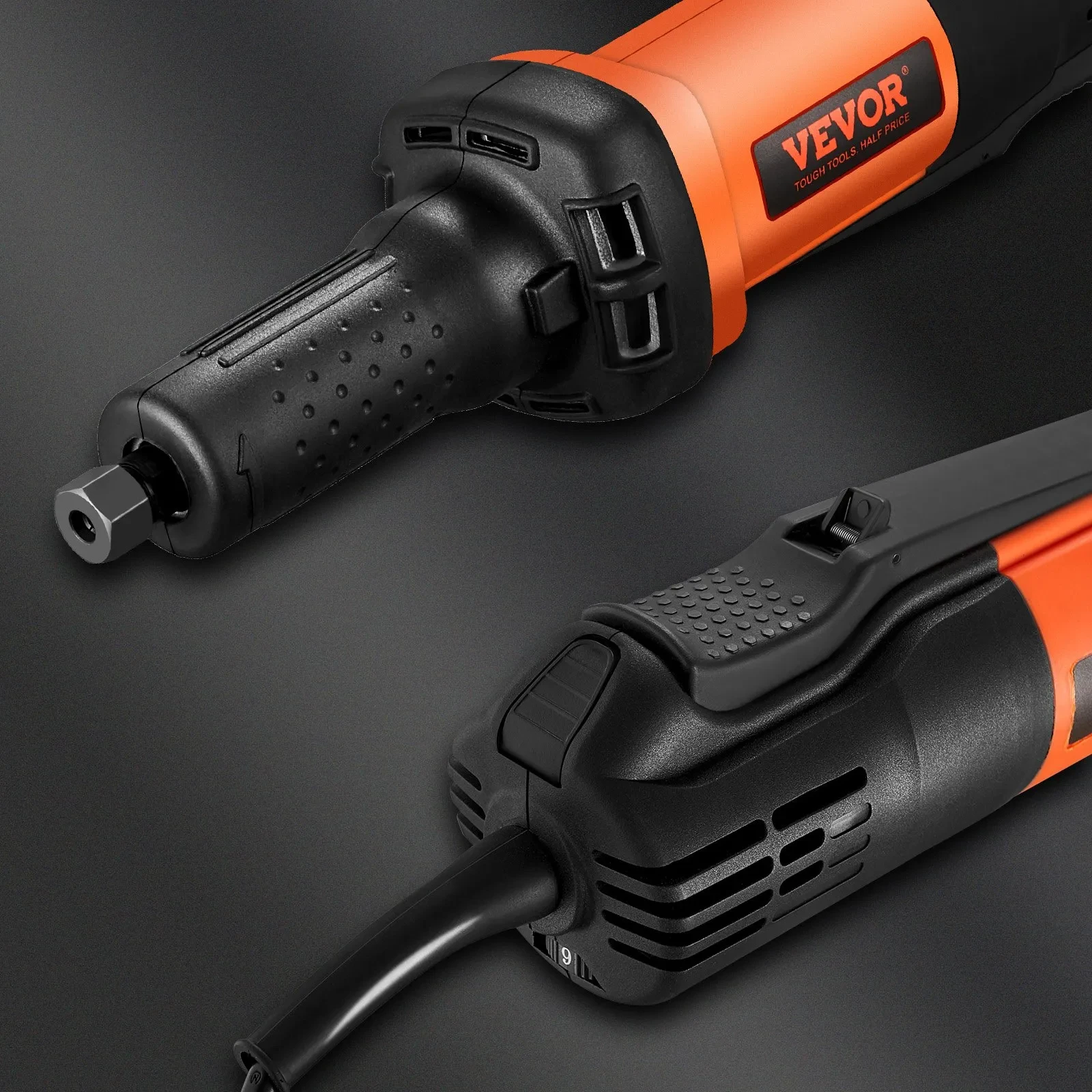 VEVOR Die Grinder, Collet Variable Speed10000-28000RPM, Heavy Duty Electric, Ergonomic Grip For Rust Removal, Grinding, Cutting, Polishing, Welding Repair, Deburring,