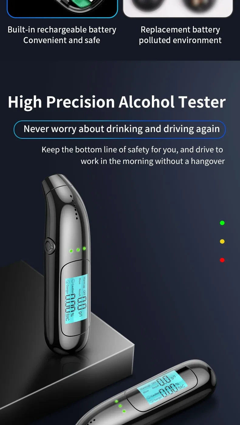High-precision Alcohol Tester Blow Type