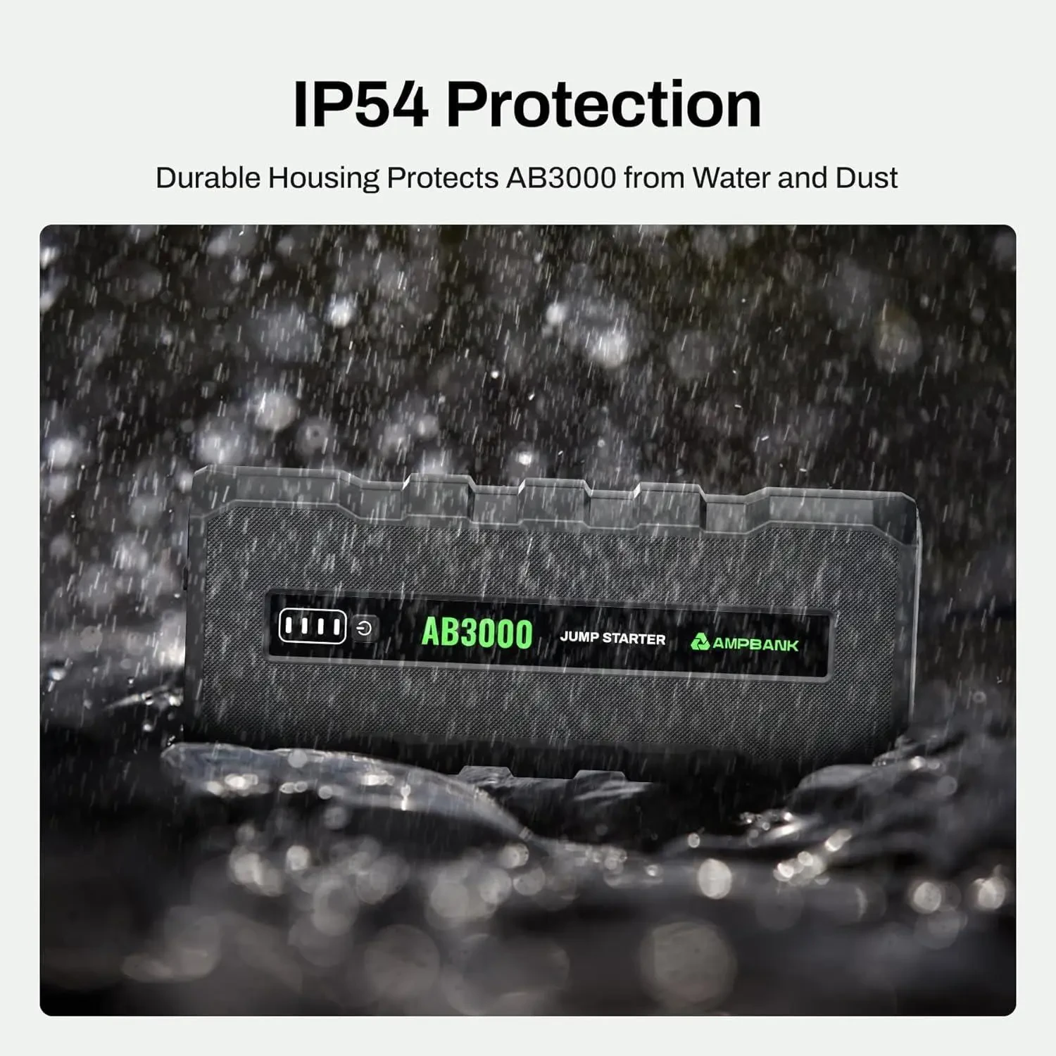 3000A Car Emergency Starting Power Supply 12V Portable Battery Starter Suitable For 6.0L Gasoline And 4.0L Diesel Engines